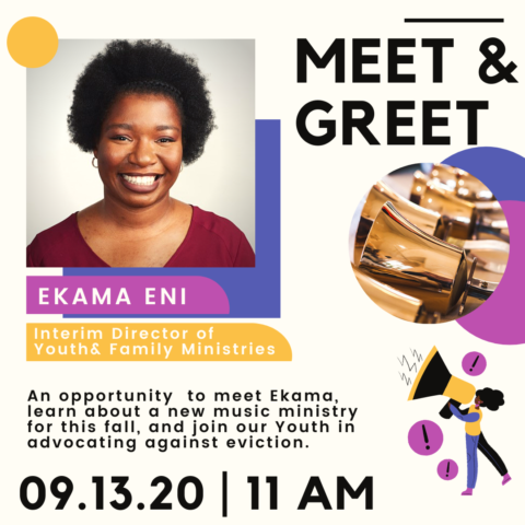 Meet & Greet Event September 13, 2020 at 11 am