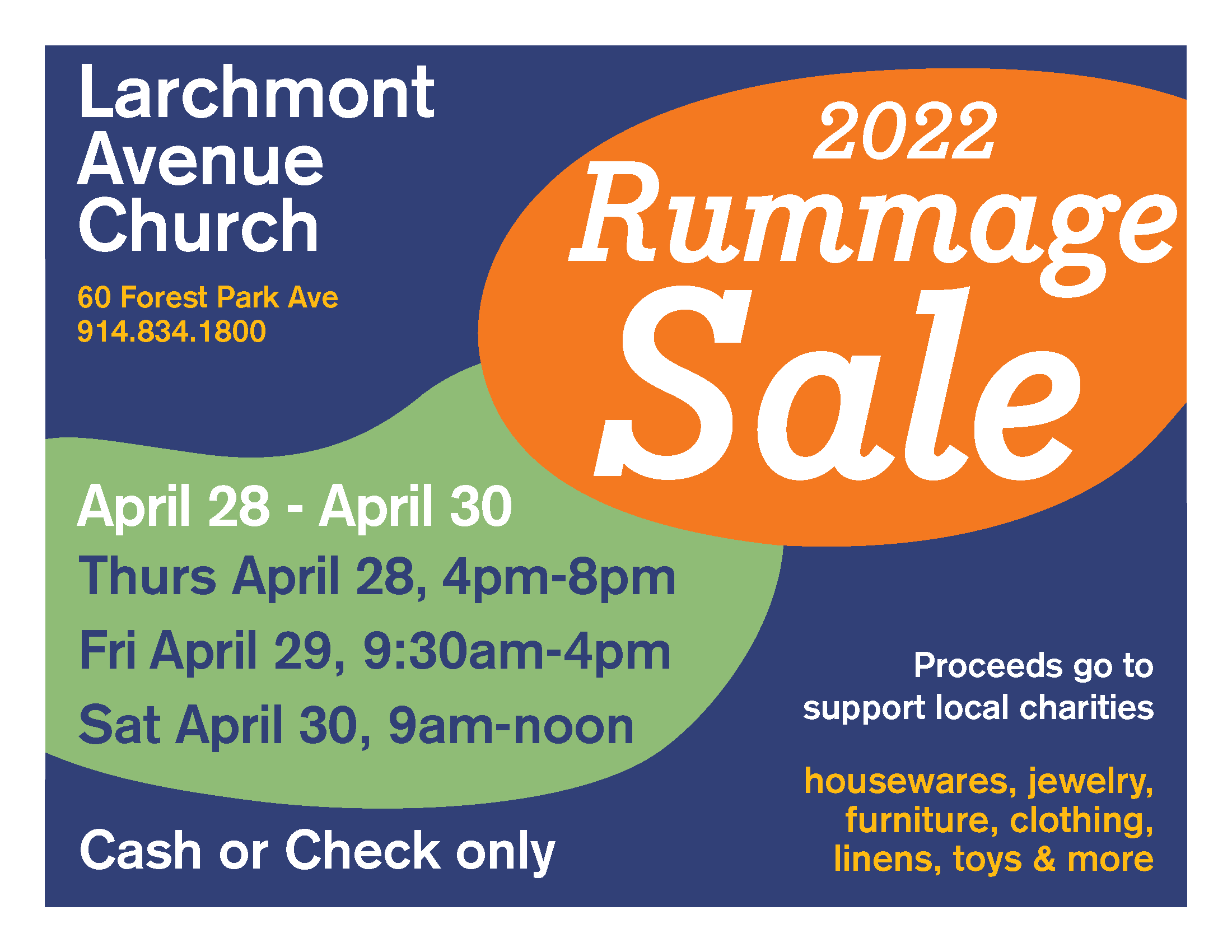 Rummage Sale Larchmont Avenue Church